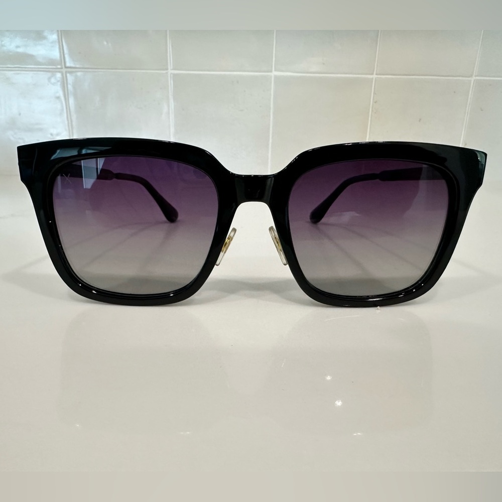 Dime Optics Black Gradient Square Sunglasses - image 1